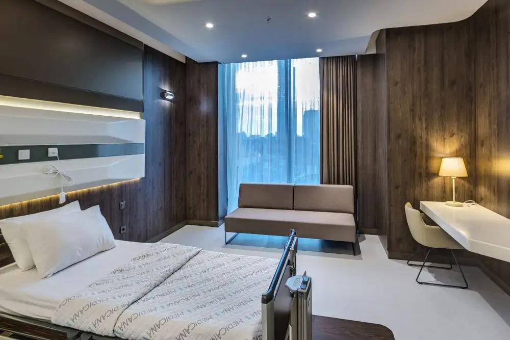 Medicana Istanbul bietet Patienten 2 Arten von Zimmern: